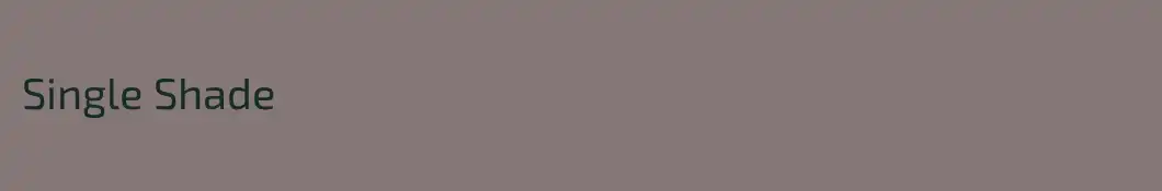 Single Shade